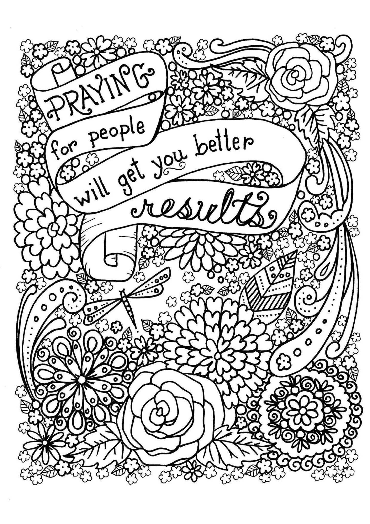 Praying for People - Coloring Sheet