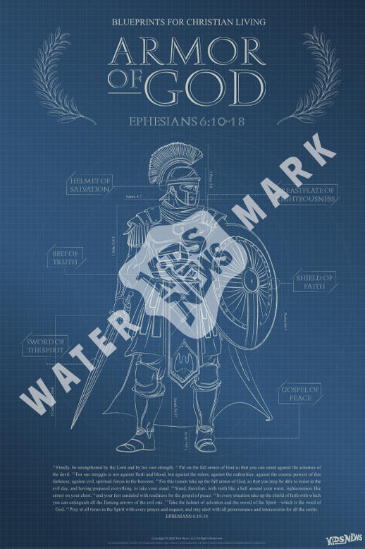 Armor of God Poster Digital Download