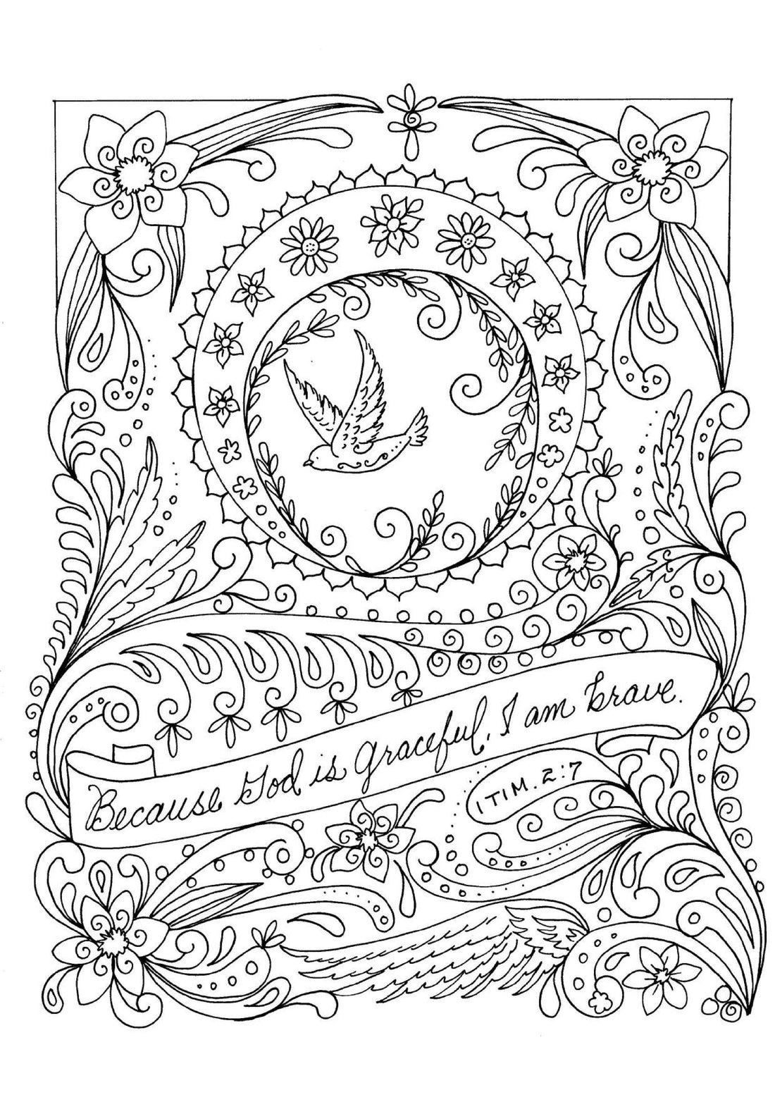1 Timothy 2:7 - Coloring Sheet