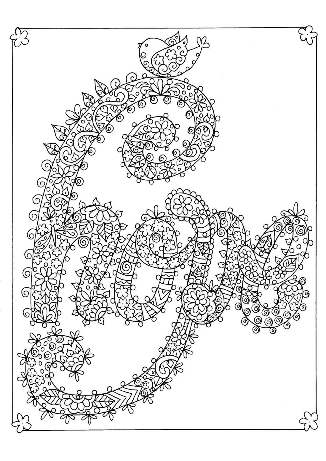 Hope - Coloring Sheet