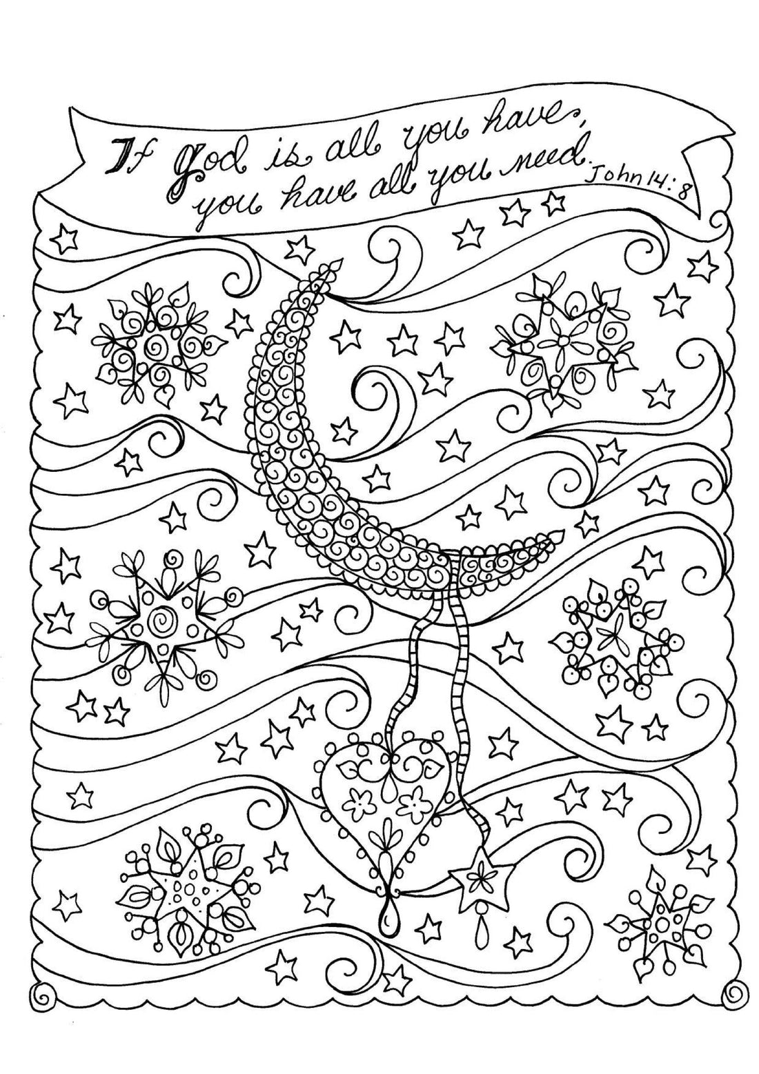 John 14:8 - Coloring Sheet